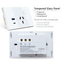 LiwoKit AU Tuya Wifi Wall Socket Smart WIFI Plug USB TYPE-C PD 30W Argentina Outlet Power Touch Remote by Alexa  Home. 