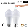 PIR Motion Sensor LED Light Bulb 12W 18W 220V 110V Smart Bulb Motion Activated ON/OFF Home Lights Lamp with Motion Sensor. 