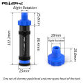 Risk Bike Threaded Dummy Pedal Repair Tool for Drivetrain,Bicycle Dummy Pedal for Rear Shift Transmission Debugging,Cycling Part. 