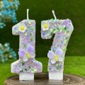 2025 New 0-9 Digits DIY Birthday Candles Butterfly Flowers Children's Birthday Girls Number Cake Decorations Candle Room Decor. 