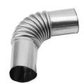 24mm Elbow Pipe Air Diesel Parking Heater Exhaust Tube Connector With Clip For Webasto Diesel Boats Heater Car Heating Parts.