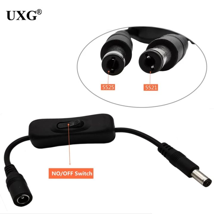 DC%205.5mm%20X%202.1mm%202.5mm%20Male%20To%20Female%20Power%20Cord%20Extension%20Cable%203A%20Cable%20With%20On%20/%20Off%20Switch%20Power%20Cable%2020cm%20-%20Image%206