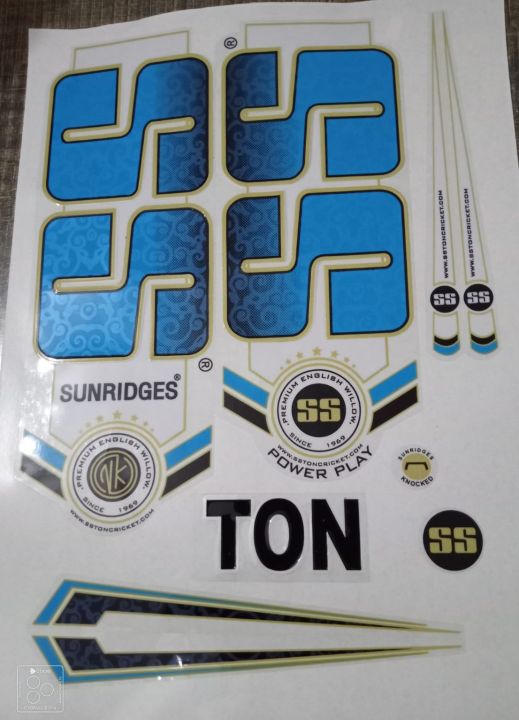 3D 2024 Latest Edition  SS Edition For Blue Professional Players Edition For  Cricket Bat  Stickers Latest 3D Cricket Bat Stickers Edition 2024