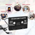 Hot Sale Car Cassette Player Tape Adapter Cassette Mp3 Player Converter For iPod For iPhone MP3 AUX Cable CD Player 3.5mm Jack. 