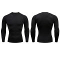Men Compression Running T-shirt Fitness Tight Long Sleeve Sport Shirts Training Jogging Tops Gym Sportswear Dry Fit Rashgard.