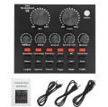 V8 Audio External USB Live Web Cast Sound Card For P.c & Mobile Phone Recording. 