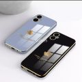 Tecno Camon 19 Neo Fashion Plating Soft Case Maple Leaf Pattern Square Frame Shockproof Phone Back Cover. 