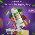 Single roll length 500cm, textured roll bag, vacuum compression bag, plastic preservation bag, food vacuum packaging roll bag. 