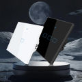 LiwoKit WiFi Smart Ewelink Light Switches EU Square Wall Touch Glass Panel Wireless Control By Alexa  Home lightify. 