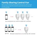 Tuay Smart Socket EU 16A 20A WiFi Smart Plug with Power Monitoring Smart Life APP Remote Control Support  Assistant Alexa. 