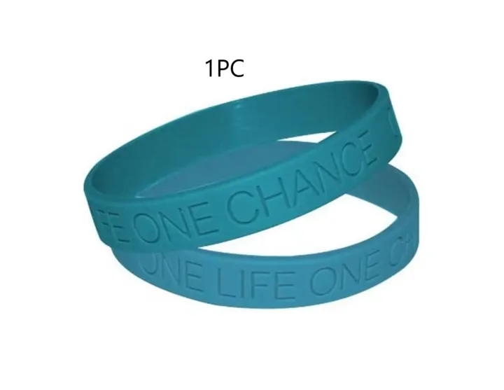 1pc%20one%20life%20one%20chance%20silicone%20bracelet%20%20wristband%20-%20Image%204