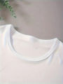 Men's and Women's Letter Printed Short Sleeved Shirt Basic  Round Neck T-shirt Fashionable Casual Short Sleeved Summer Brand New. 