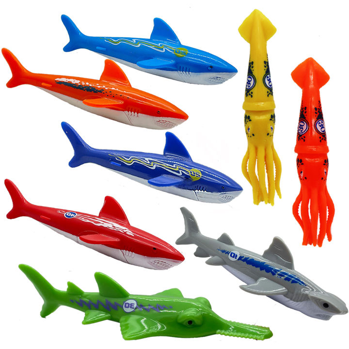 Summer%20Diving%20Training%20Toys%20Torpedos%20Sharks%20Octopus%20Underwater%20Water%20Games%20Training%20Swimming%20Pool%20%20Set%20Toys%20For%20kids%20-%20Image%202
