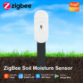 Tuya Smart ZigBee Soil Moisture Sensor Temperature Meter Humidity Sensor Plant Monitor Detector Garden Automation Irrigation. 