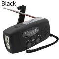 Multifunctional Portable Radio Hand Crank Solar Power FM AM WB NOAA Weather Radio Emergency LED Flashlight Flashlight Power Bank. 