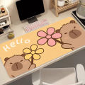 Gaming Mouse Pad Computer Kawaii Capybara Pattern Desk Mouse Mat Gamer Professional Premium Mousepad Speed Control Accessories. 
