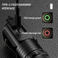 Portable Mini LED Flashlight Powerful Fingertip  Waterproof Hiking Camping Flash Light with Pen Clip and Tail Magnet. 