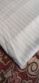 Sliver Tilla Lining-Cotton Crinkle Dupatta-Full Size-White Color-Dyeable-2.50 Gaz. 