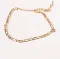 Golden Chain Bracelet Sets for Women Girls  Dainty Link Paperclip Choker Bracelet Stack Gold Small Ball Beads Bracelets Adjustable Layered Metal Link Bracelet. 