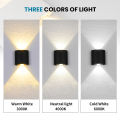 2W LED Wall Lamp Outdoor Waterproof Garden Lighting Indoor Bedroom Living Room Stairs Wall Light. 