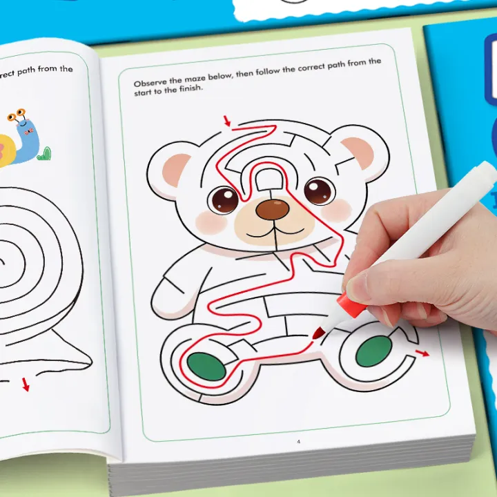 A%2032-Page%20Maze%20Game%20Book%20Designed%20for%20Children%20Aged%203%20and%20Above,%20Ideal%20for%20Preschool%20Learning.%20It%20Helps%20Improve%20Concentration%20and%20Fine%20Motor%20Skills,%20Making%20It%20an%20Excellent%20Birthday%20.%20-%20Image%205