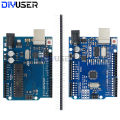UN0 R3 Development Board ATMEGA328P CH340 / ATEGA16U2 Compatible For Arduino with Cable R3/R4 UNO Proto Shield Expansion Board. 