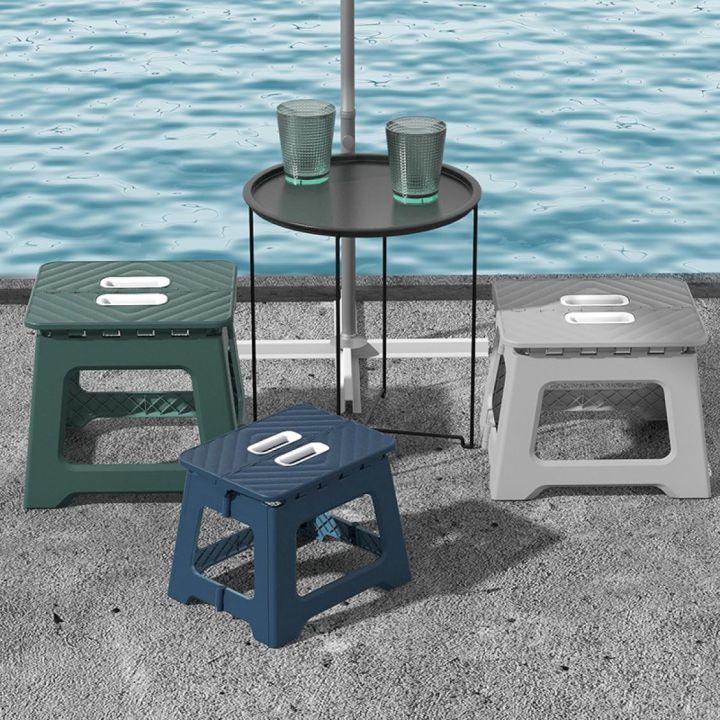 New  Children Portable Folding Stool Thickened Plastic Saddle Chair for Outdoor Activities and Fishing  Party Favors