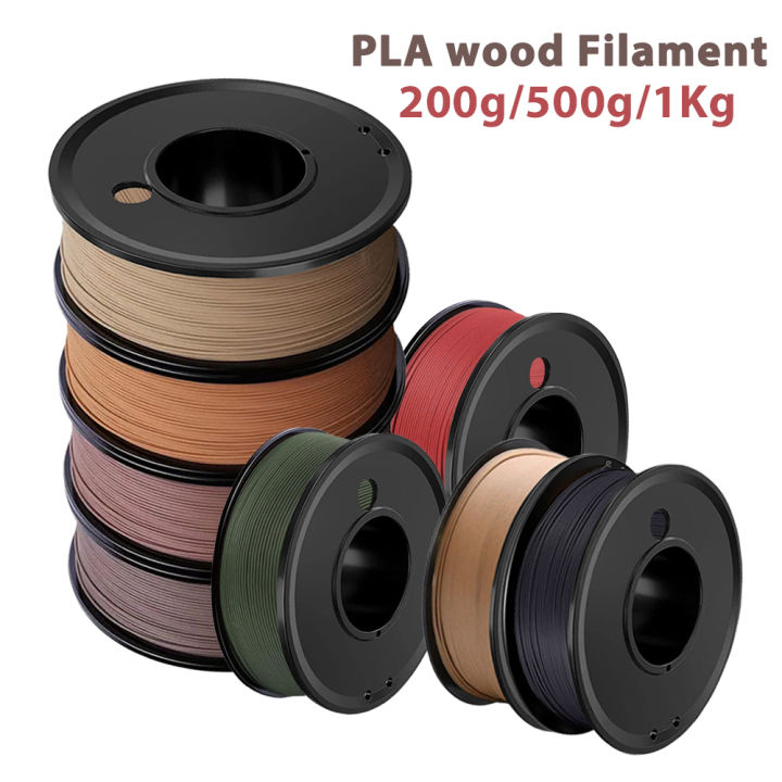 200g 500g 1Kg PLA Wood Filament 1.75mm Sandal Wood 3D Printing Materials Pla Teak Cherry Wood 3D Printer Filament Vacuum Package