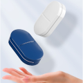 Portable Multiple Pill Cutter with Storage Box Pill Crusher Adjustable Pill Splitter Stainless Steel Cutting Blade. 
