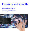 Gaming Mousepad Wuthering Waves Hiyuki Computer offices keyboard Mouse Pad Anime overlock  400x900mm HD Printing Desk Mat. 