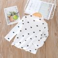 baby Girls Lovely Heart Print Sweaters New Autumn Kids Baby Pattern Clothing Fashion Clothes Casual Outfits Knit Girls Sweater. 