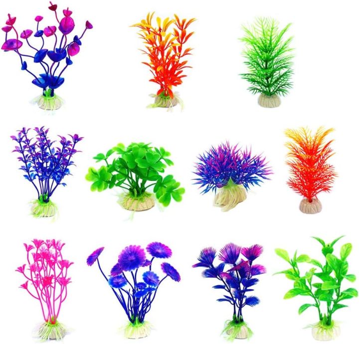 Aquarium Artificial Plastic Plant (S) aquarium underwater plant plastic aquarium tank decorations