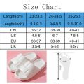 1PC Thick Flat Bottom Bathroom Home Slippers Fashion Soft Sole EVA Indoor Lady Sandals 2023 Summer Non Slip Flip Flops. 