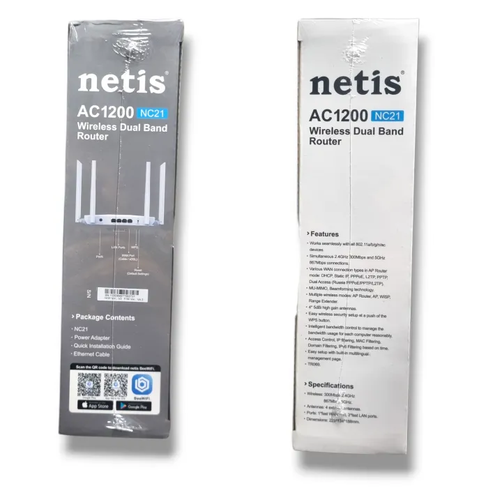 Netis%20NC21%20AC1200%20Wireless%20Dual%20Band,%20Fast%20Gaming%20Router%20-%20Image%203