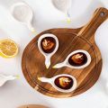 A lovely and cute swan shape ceramic seasoning dish, 40ml, soy sauce dish, chili dish, mustard dish, ketchup, salad sauce dish. 