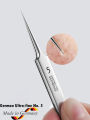 11Pieces Professional Tweezers Acne Remover German Ultra-fine No. 5 Cell Pimples Blackhead Clip Facial Pore Cleaning Care Tool. 