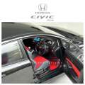Honda Civic Reborn Black with Red Interior Diecast Model Car - [Only for Paid Orders & For 20+ Collectors]. 