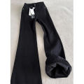 Y2K Loose Jeans Women Casual Trousers Baggy Denim Pants for Ladies Soft Stretch Waist Winter Thermal Fleece Lined Comfort Fit. 