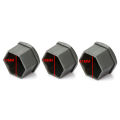 20Pcs Universal 17mm Plastic Car Wheel Nut Covers Bolt Caps For Audi A3 A4 B8 B9 A5 Q3 Q5 Q7 A6 A7 Auto Accessories. 