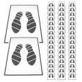 25/50pcs Disposable Car Foot Mats Portable Paper Vehicle Foot Pads for Protection Car Accessories. 