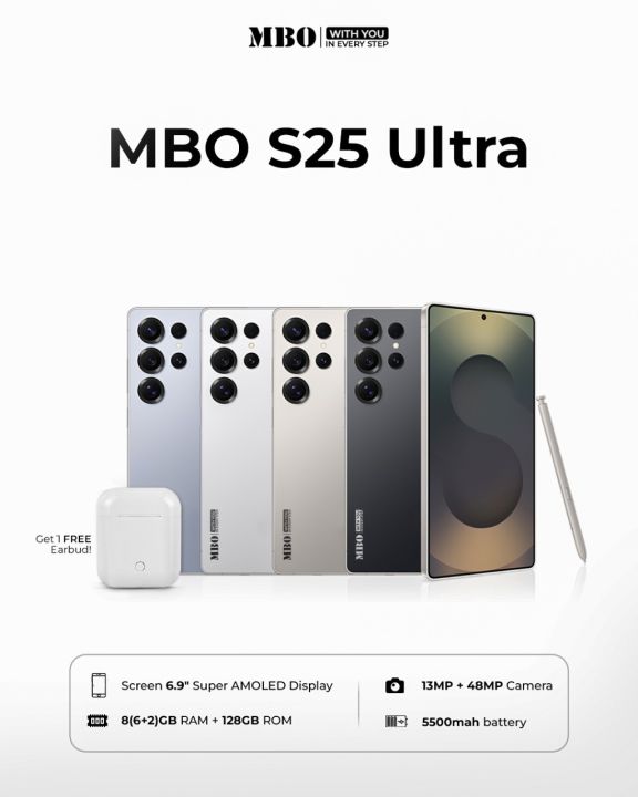 MBO S25 Ultra Mobile Phone | Same Looks Like S25 Ultra