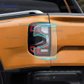 TPU Tail Light Protective Film for Ford Ranger T9 2023 2024 2025 Smoke Black Clear Anti Scratch Rear Lamp Sticker Accessories. 