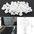 50PCS Universal Auto Door Panel Clips Fixing Fastener 9mm Hole Car Interior Door Trim Panel Card Clip Rivet. 