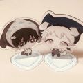 Mini 3pcs/set Anime The Summer Hikaru Died Tsujinaka Yoshiki Acrylic Stand Figure Plate Desk Decor Collection Ornament Accessori. 