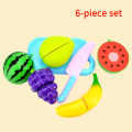 Children's Small Toys Set Fresh Fruit Vegetables Cutting Toy Funny Kitchen Simulation Suit Food Learning Early Educational . 