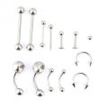 1 Set Disposable Professional Body Piercing Tool Kit Piercing Needle Clamp Tools Ear Tragus Nose Eyebrow Navel Piercings 316. 