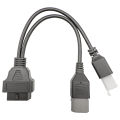 Latest For SUZUKI 4Pin+6Pin Motorcycle Diagnostic Cable Scanner Connector OBD Extension Cable. 