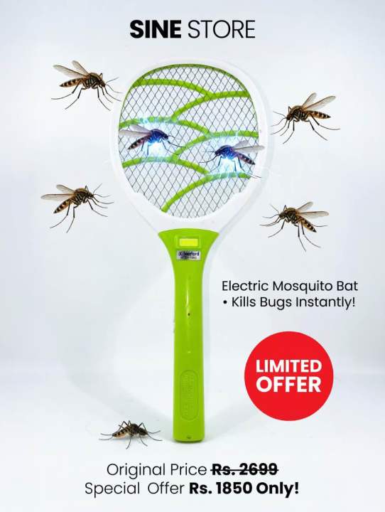 Electric Mosquito Bat | 🦟 Mosquito Electric Bat – Insect Killer Racket ...