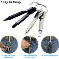 Portable Phillips Slotted Screwdriver Set Key Ring Keychain Mini Pocket Keyring Cross Screw Driver Repair Tool Gadget EDC Small. 