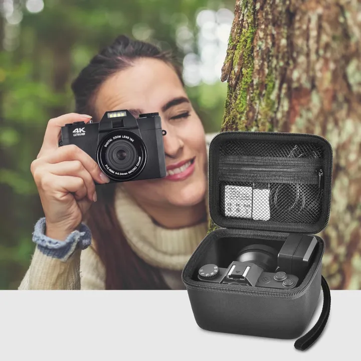 Vlogging%20Camera%20Case%20Compatible%20with%20for%20Duluvulu/for%20VJIANGER/for%20JGIPL/for%20TEBNGIHNM%204K%20Digital%20Cameras%20for%20Youtube%20(Box%20Only)%20-%20Image%206